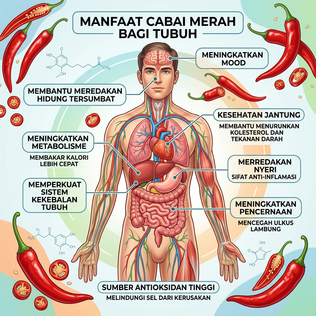 Manfaat Cabai bagi Tubuh Manusia